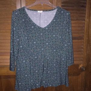 Printed Pullover Shirt